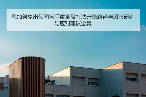 恩加努复出传闻背后重量级打法升级路径与风险研判与应对建议全景
